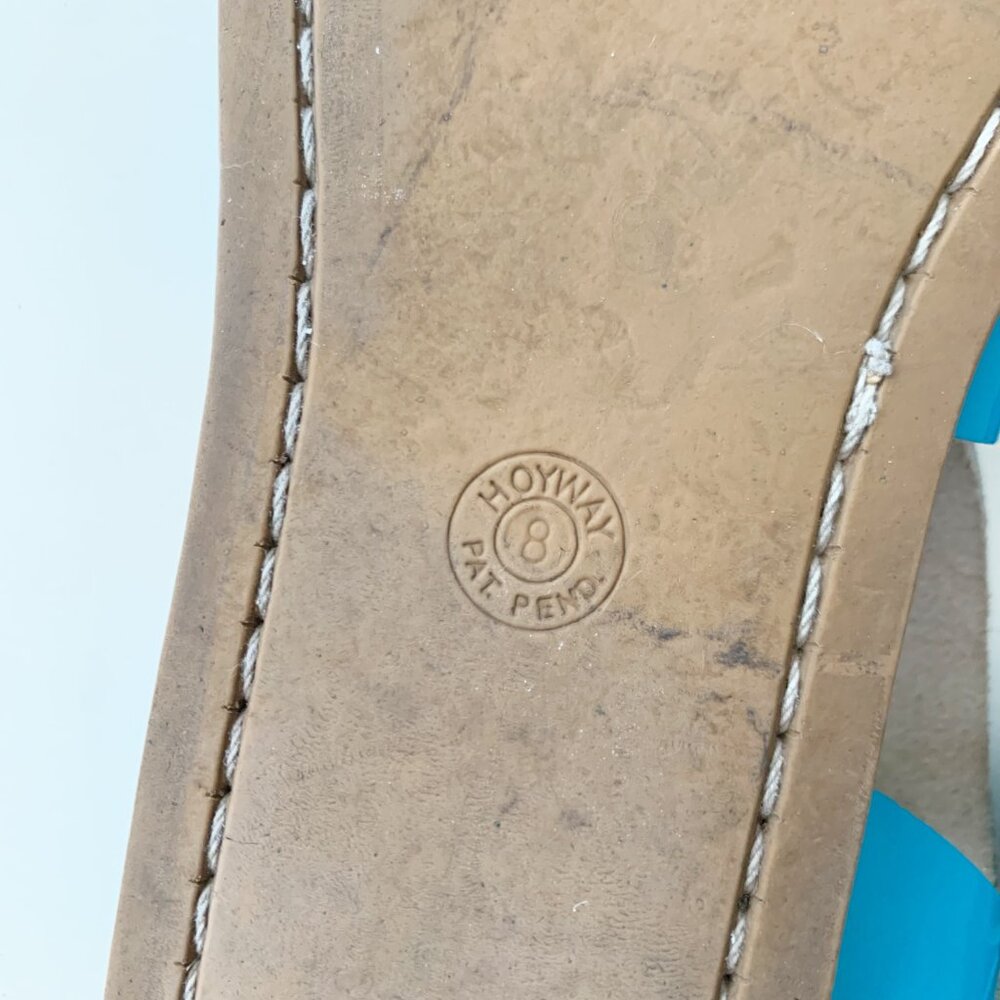 Salt Water Sandals • Turquoise Patent Leather • Women’s 8 - Picture 9 of 9